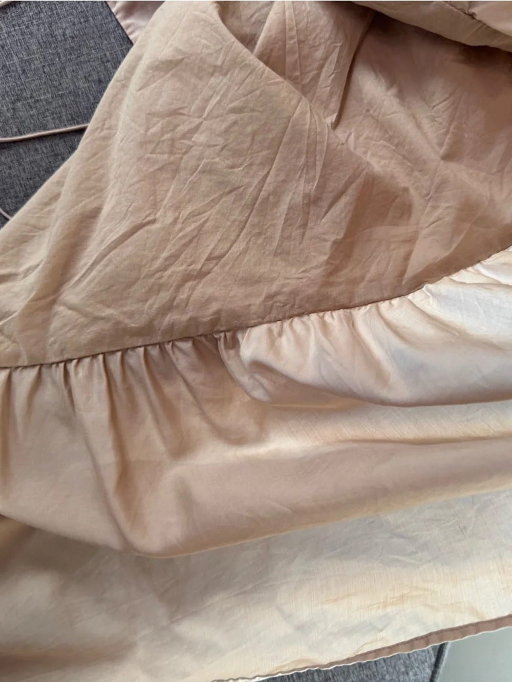 L'Academie Kiyama Tiered Maxi Dress in Tan Size Small - Picture 8 of 8